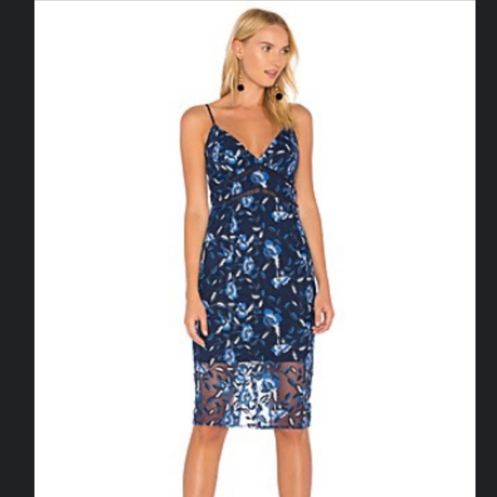 Bardot Sapphire Midi Dress